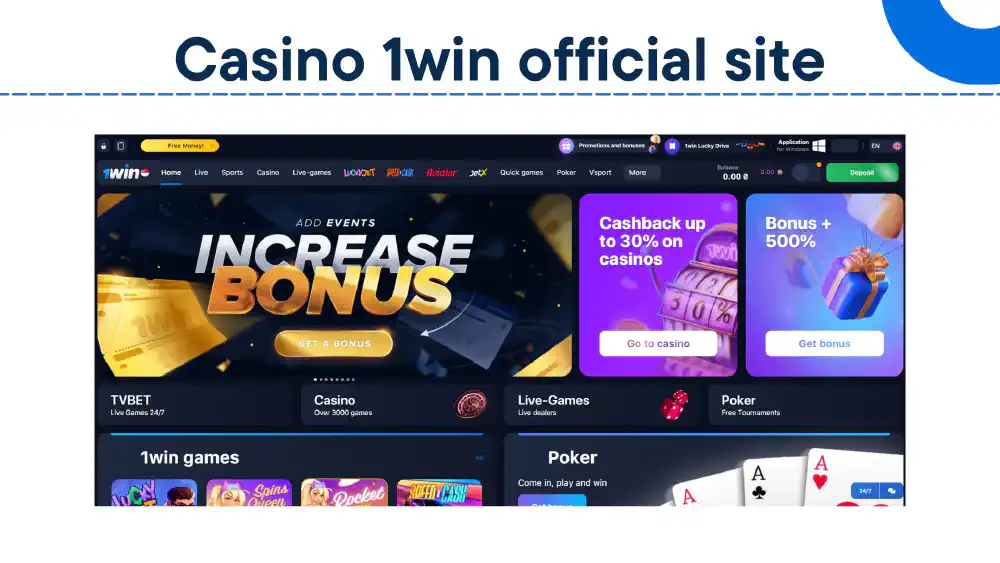 1win online casino site